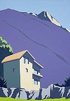 Chalet, Ticino 100 x 70 cm